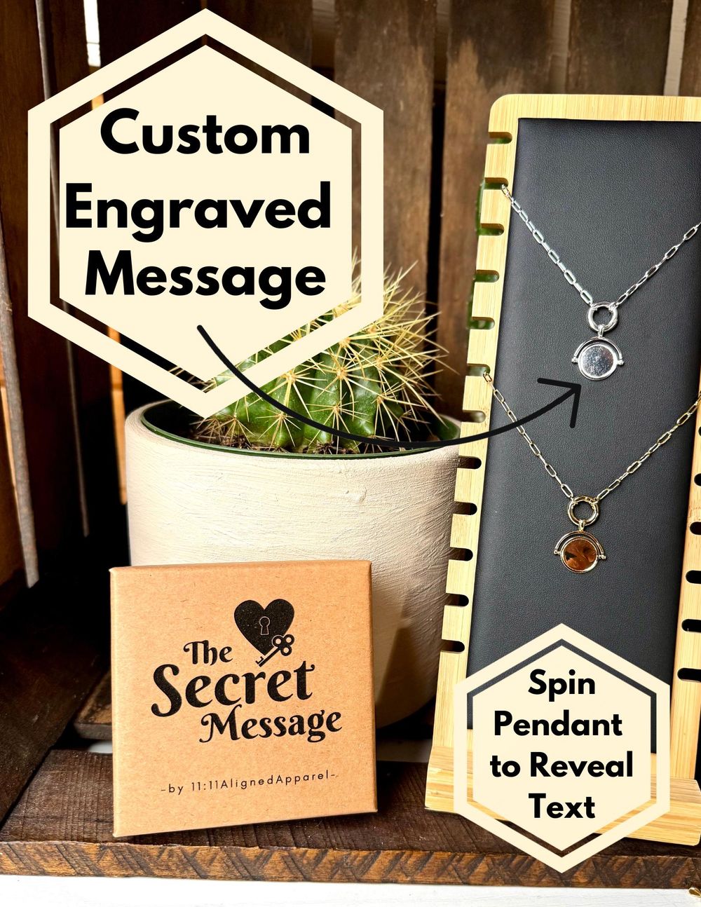 The Secret Message Necklace
